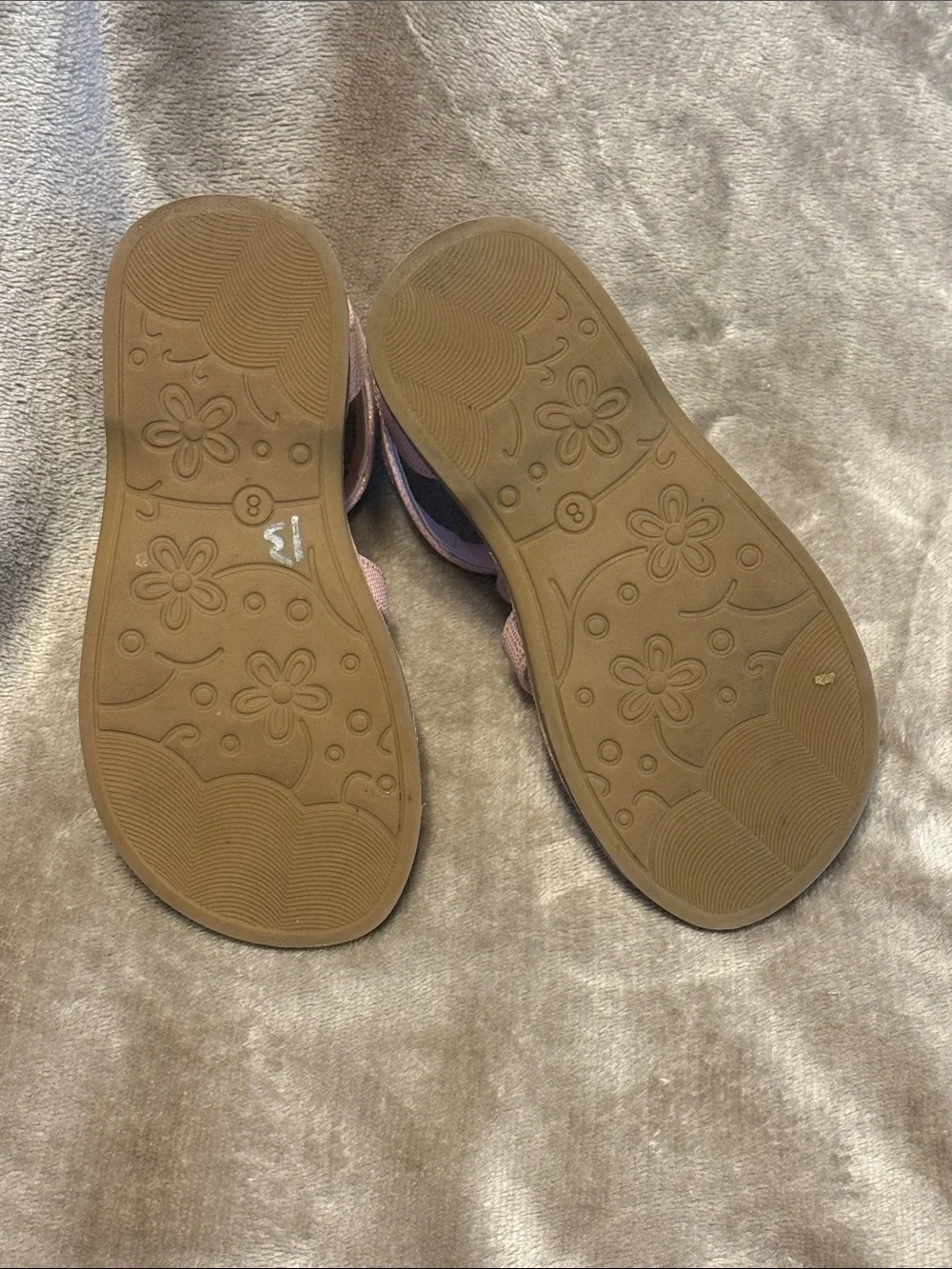 Rachel Shoes Pink Jeweled T-Strap Girls' Sandals